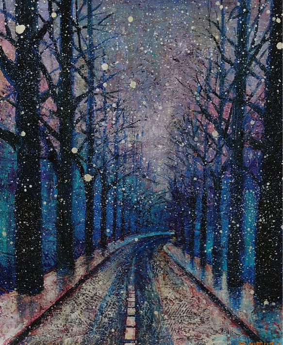 油絵 絵画 孟冬 油絵 絵画 孟冬