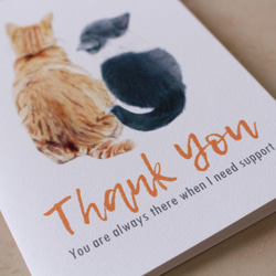貓咪好朋友卡片 感謝卡  萬用卡  カード   Card 第2張的照片
