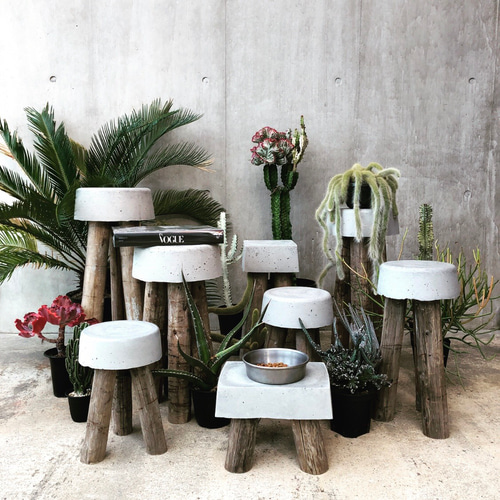 コンクリートスツール 48old四角