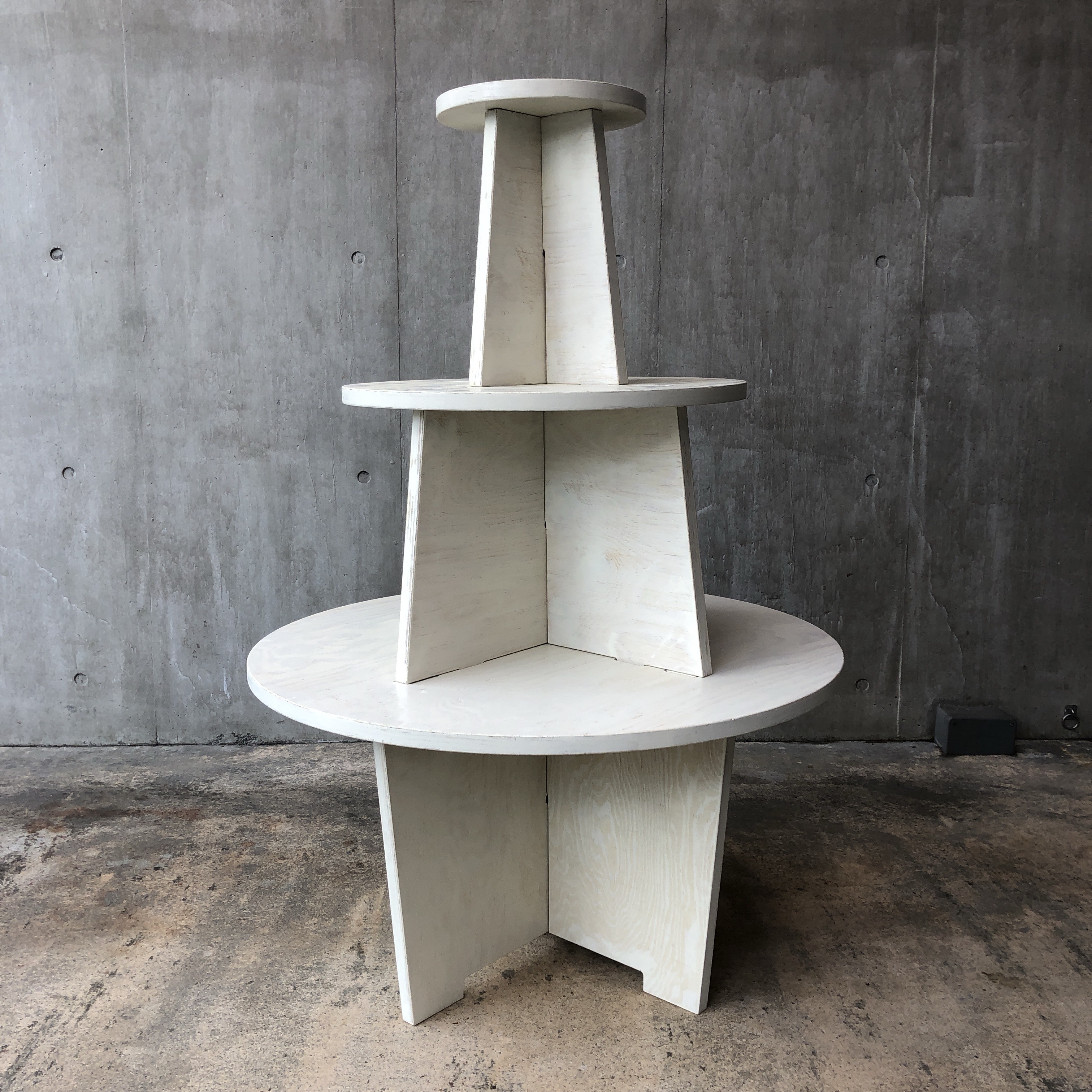 丸型什器(組み立て式) 】分解 什器 スツール テーブル 収納 イベント