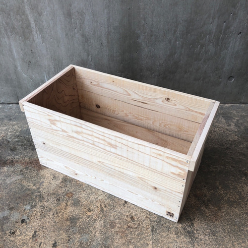 白りんご箱 A (おおさか 河内材) フリーボックス・小物入れ 公工藝  