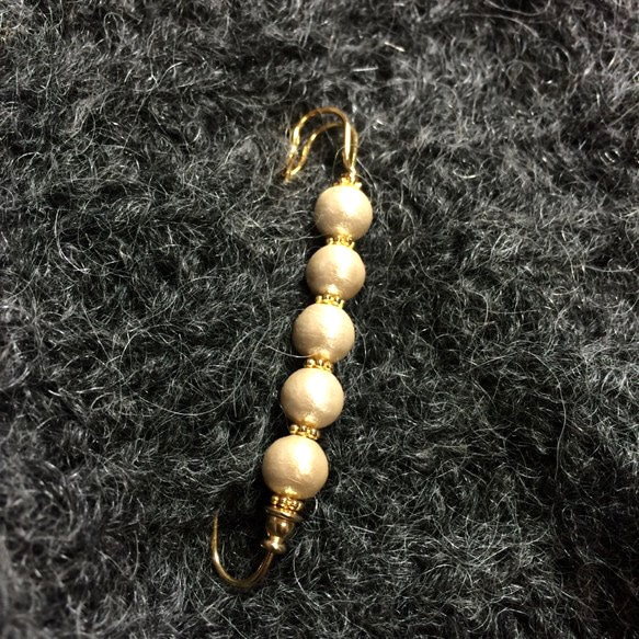Bridget -gold & cotton pearl- 4枚目の画像