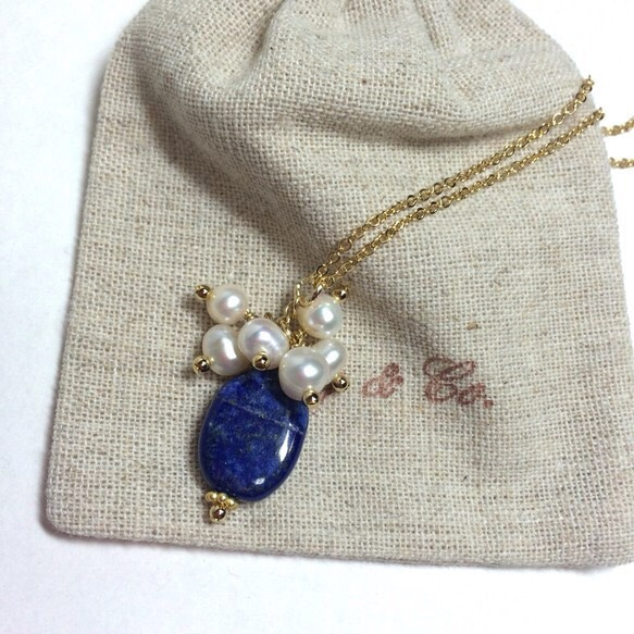 Grapes -lapis lazuli & pearls- 3枚目の画像