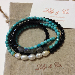 【送料無料】Rebecca -magnesite turquoise- 3枚目の画像