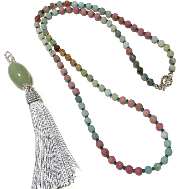 【送料無料】Tassel -amazonite- 1枚目の画像