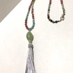 【送料無料】Tassel -amazonite- 5枚目の画像