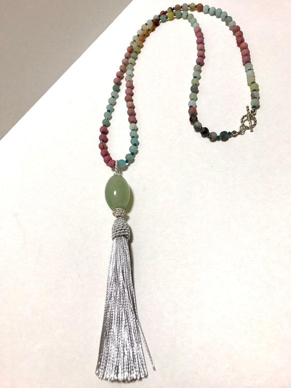 【送料無料】Tassel -amazonite- 5枚目の画像