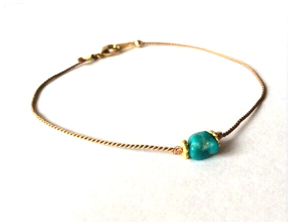 Anklet -turquoise- 1枚目の画像