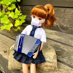 【カスタムオーダー】黒いアコーディオンのマグネット 5枚目の画像