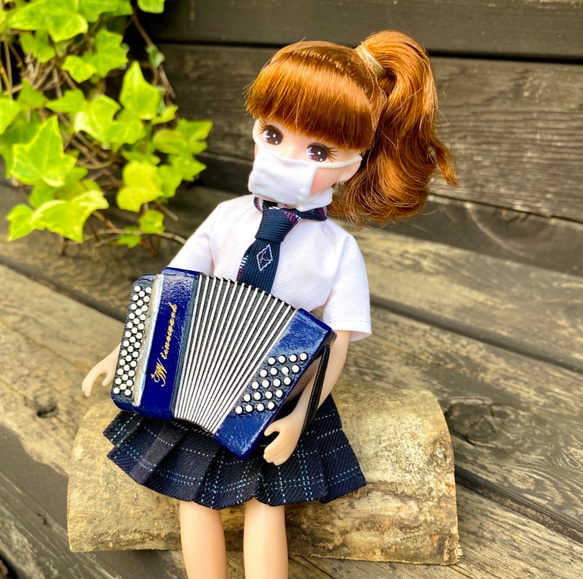 【カスタムオーダー】黒いアコーディオンのマグネット 5枚目の画像