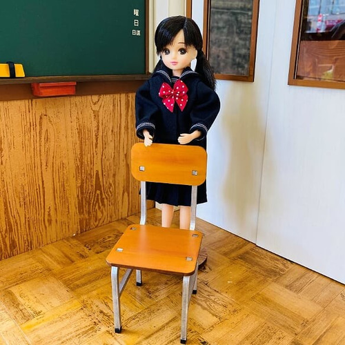 1/6ドール用 学校の机と椅子セット その他置物 てぃーぬわーく 通販
