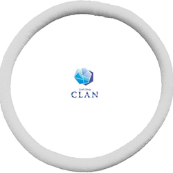 【送料無料】CLAN クラン日本製バージョン 白色　ヘアゴム  太め 6本セット 太さ4.3mm 結び目無し 2枚目の画像