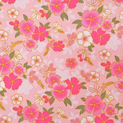 ちりめん生地 布【50×110cm】 花柄 和柄 桜 さくら 小花