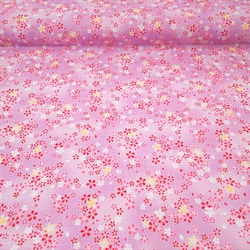 サザンクロス 生地【50*110】和柄 花柄 小花 桜 かわいい コットン ピンク 3枚目の画像
