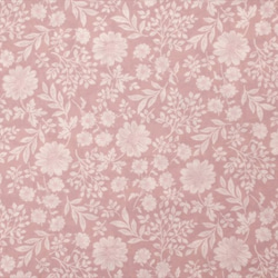 ローン 生地 布【50×110】花柄 上品 ナチュラル コットン 薄手 くすみピンク 2枚目の画像