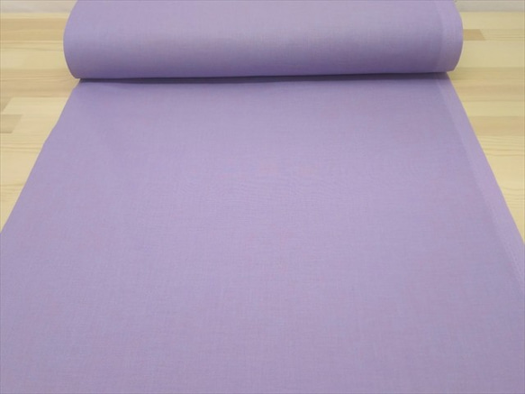 シーチング 生地 布【100×90cｍ】 青みラベンダー 薄紫 パープル 無地 コットン100％ 綿 No.304 3枚目の画像
