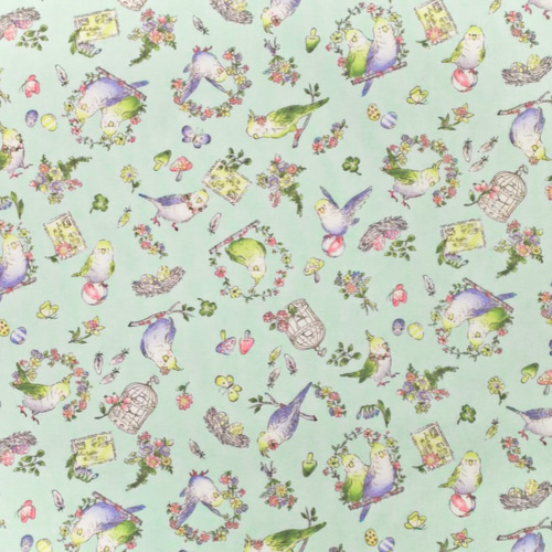 ストック生地 鳥さん インコ 99100-2a_1.jpg