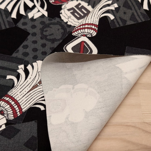 オックス生地【50×110cm】 纏 まとい お祭り 法被 和風 和柄 日本 生地