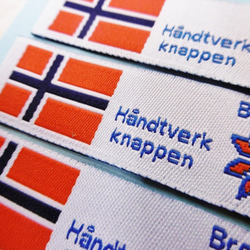 北欧スタイル織りタグ３枚　～ノルウェー～ 3枚目の画像