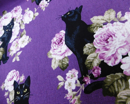 黒猫タルト♡薔薇 黒猫フェルトパーツA BLACK/ZE005303 - 花材通販はなどんやアソシエ