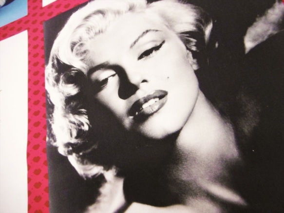 マリリン・モンロー withロバート・カフマン 【英字パネル】 生地