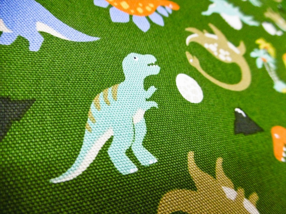 可愛い恐竜たち　【グリーン】 3枚目の画像