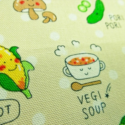 可愛いお野菜とスープ　 3枚目の画像
