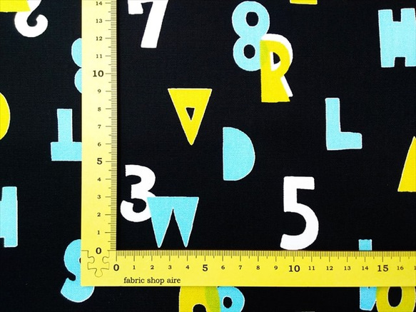 数字とアルファベットのコラボ【ブラック】 4枚目の画像