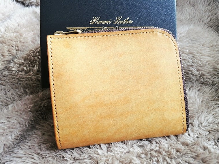 マヤレザー コンパクトウォレット ブラック