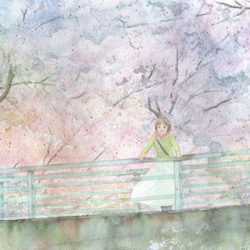 百合の花（原画）～水彩 絵画 KASEN 通販 3930952｜Creema(クリーマ)