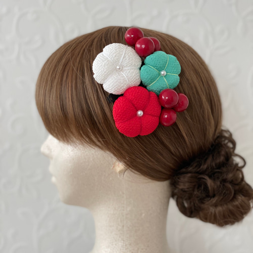 梅の花 髪飾り オーダー受付 - ヘアアクセサリー