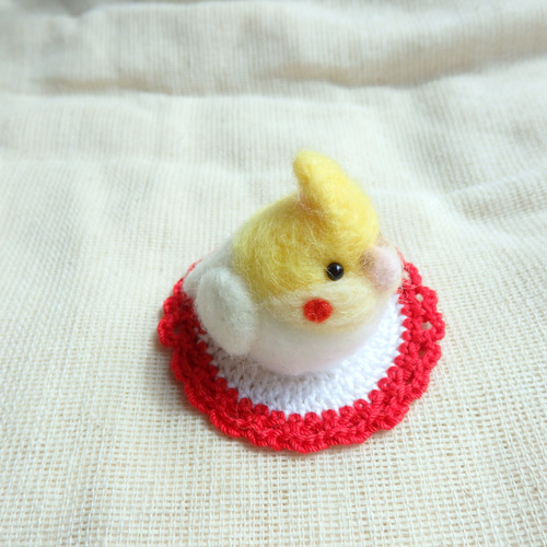 羊毛フェルト オカメインコ ルチノー 0_19543565ab8a2fb091f22bb26eb9