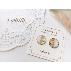 colorful shell accessory ♡ pierce/earring 2枚目の画像