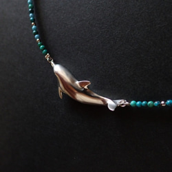 【受注制作】旅するイルカ（ネックレス） 3枚目の画像