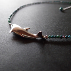 【受注制作】旅するイルカ（ネックレス） 6枚目の画像