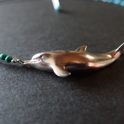 【受注制作】旅するイルカ（ネックレス） 7枚目の画像