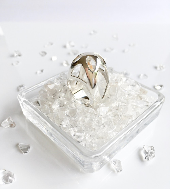 【受注制作】森の木漏れ日（リング・SV925製） 2枚目の画像