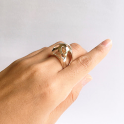 【受注制作】森の木漏れ日（リング・SV925製） 3枚目の画像