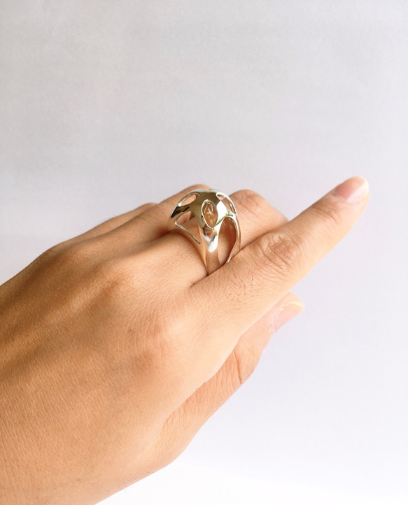 【受注制作】森の木漏れ日（リング・SV925製） 3枚目の画像