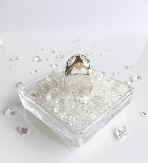 【受注制作】森の木漏れ日（リング・SV925製） 4枚目の画像