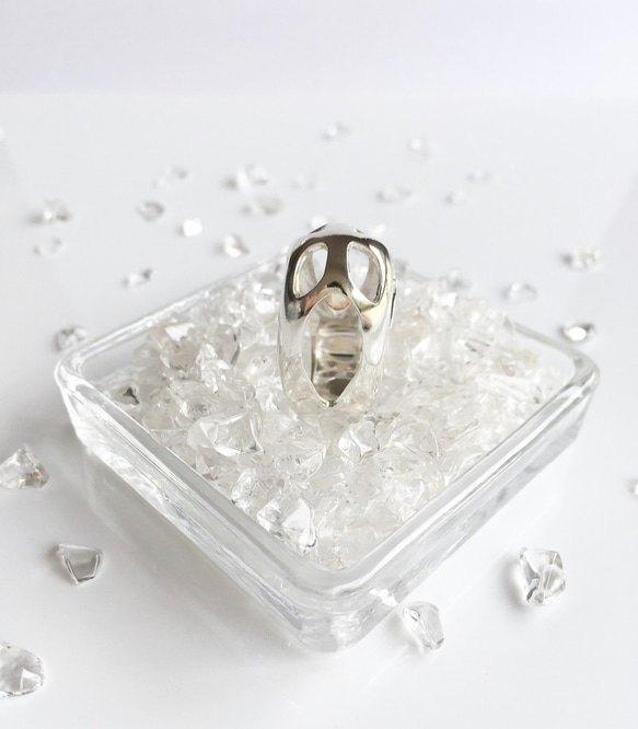 【受注制作】森の木漏れ日（リング・SV925製） 5枚目の画像