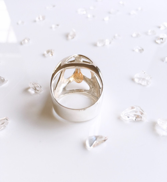 【受注制作】森の木漏れ日（リング・SV925製） 6枚目の画像