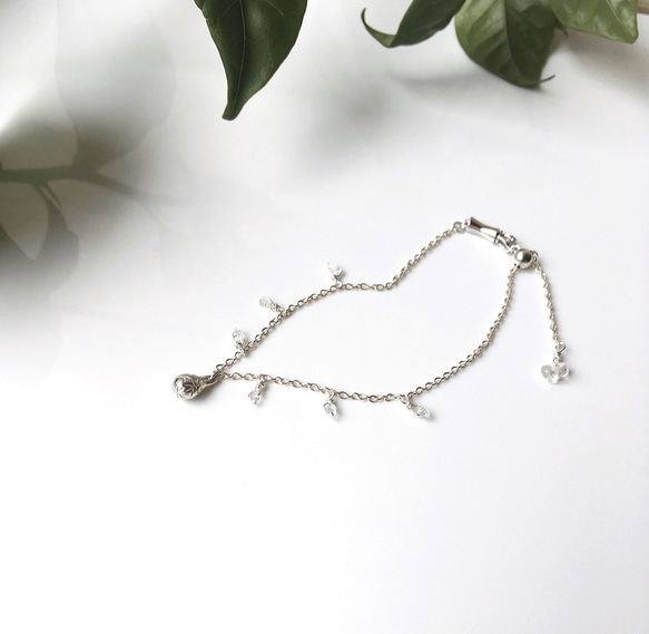 【受注制作】雨上がり ー雫ー（ブレスレット） 3枚目の画像