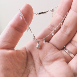 【受注制作】雨上がり ー雫ー（ブレスレット） 4枚目の画像