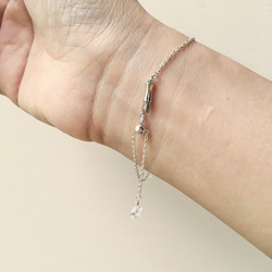 【受注制作】雨上がり ー雫ー（ブレスレット） 5枚目の画像