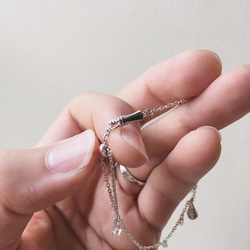 【受注制作】雨上がり ー雫ー（ブレスレット） 6枚目の画像