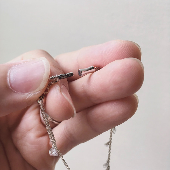 【受注制作】雨上がり ー雫ー（ブレスレット） 7枚目の画像