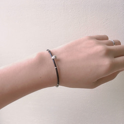 【受注制作】雨上がり ー水滴ー（ブレスレット） 4枚目の画像