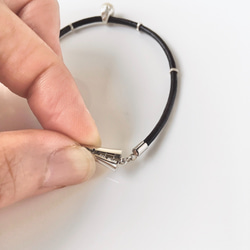 【受注制作】雨上がり ー水滴ー（ブレスレット） 6枚目の画像