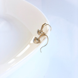 【受注制作】キノコ（ピアス） 3枚目の画像